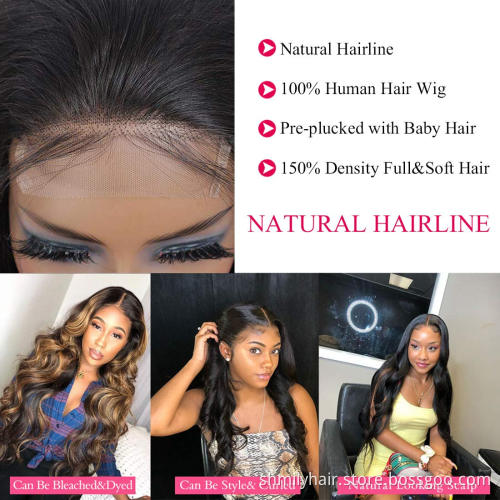 30 32 Long Length Raw Lace Front Wig For Black Women Free Lace Wig Samples Raw Brazilian Cuticle Aligned Hair Lace Closure Wig